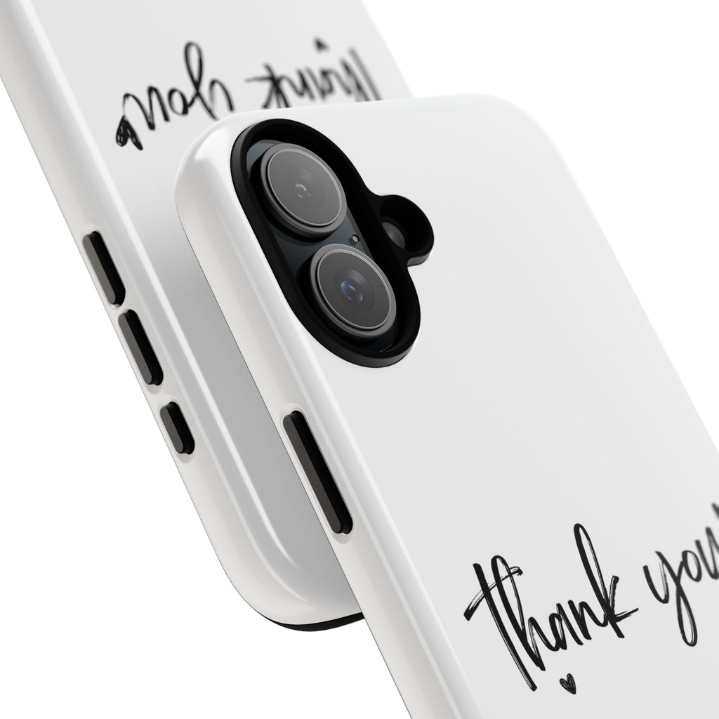 Thank You Phone Case – Stylish & Durable Protection
