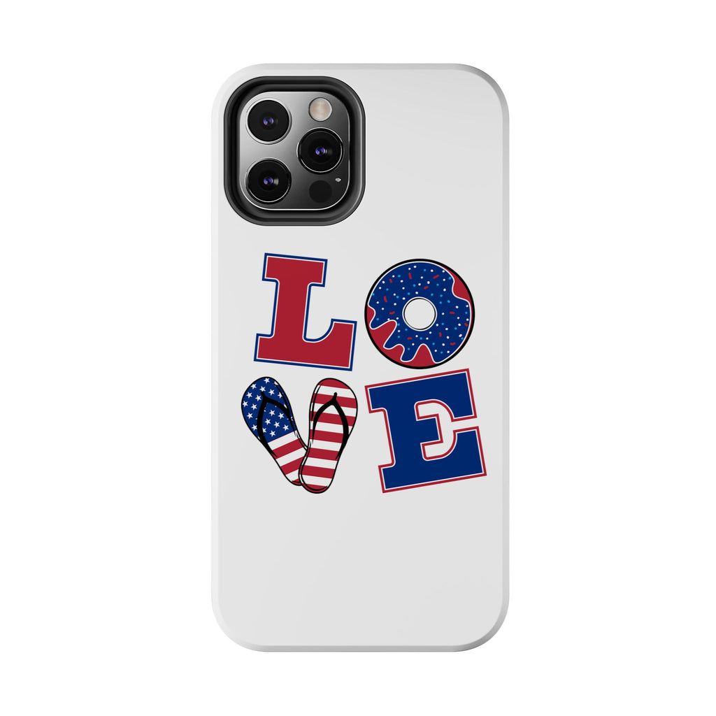 Patriotic Love Phone Case – Tough, Durable Design for All Occasions