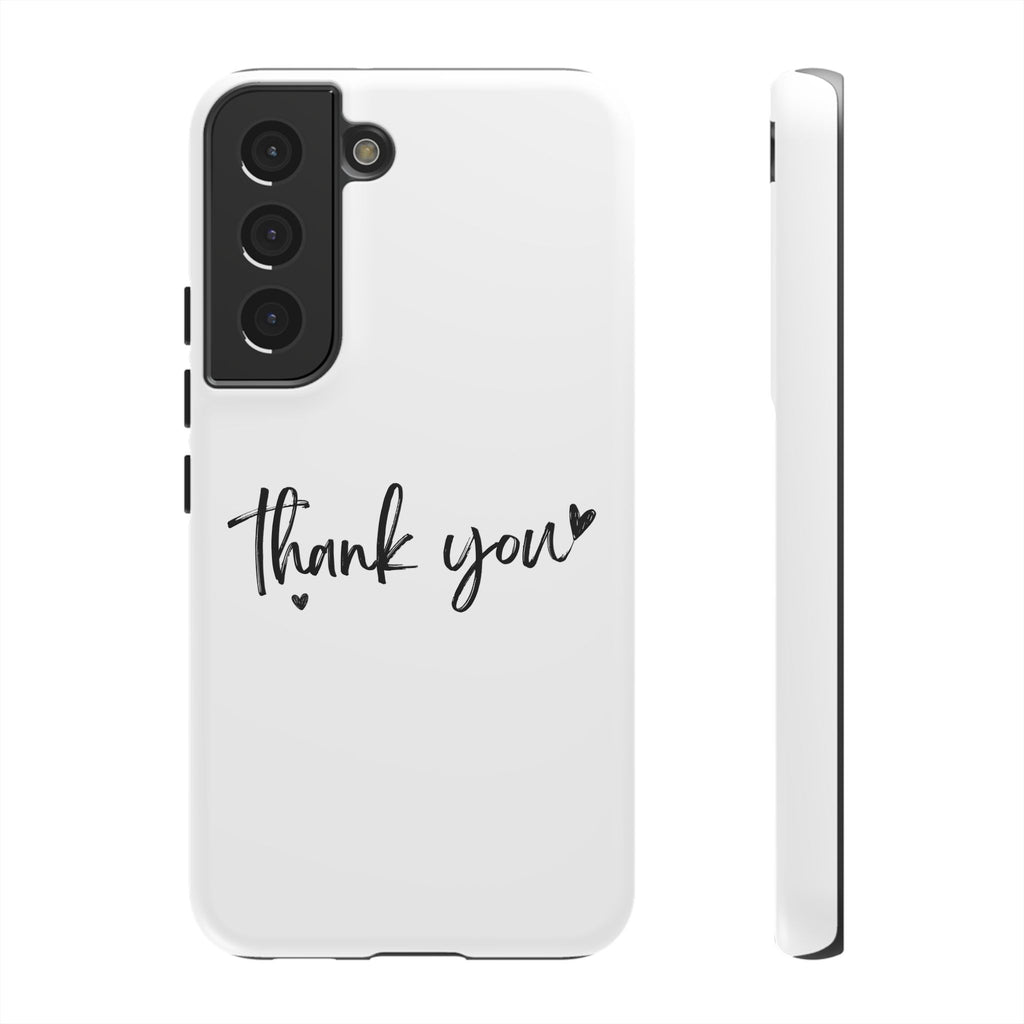Thank You Phone Case – Stylish & Durable Protection