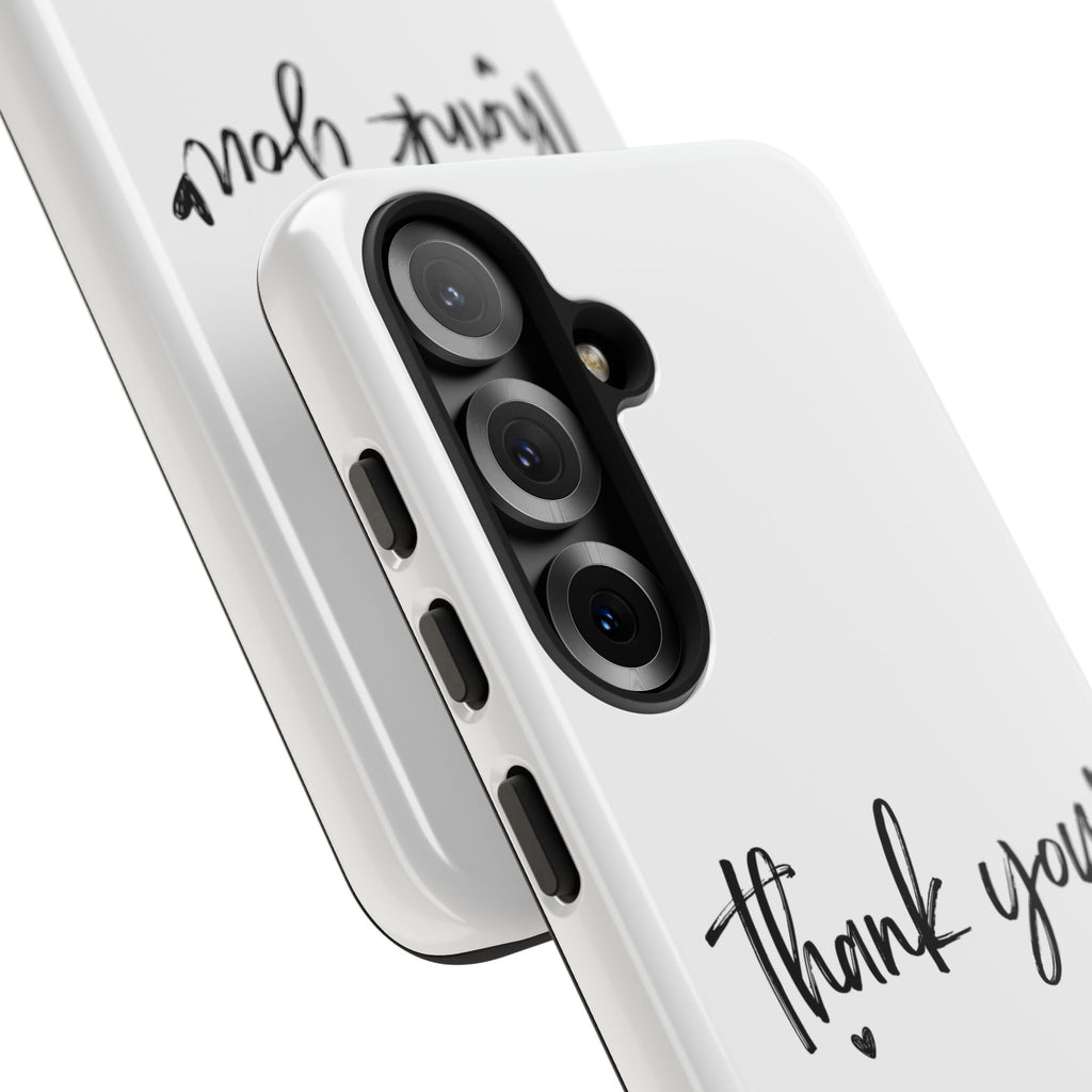 Thank You Phone Case – Stylish & Durable Protection