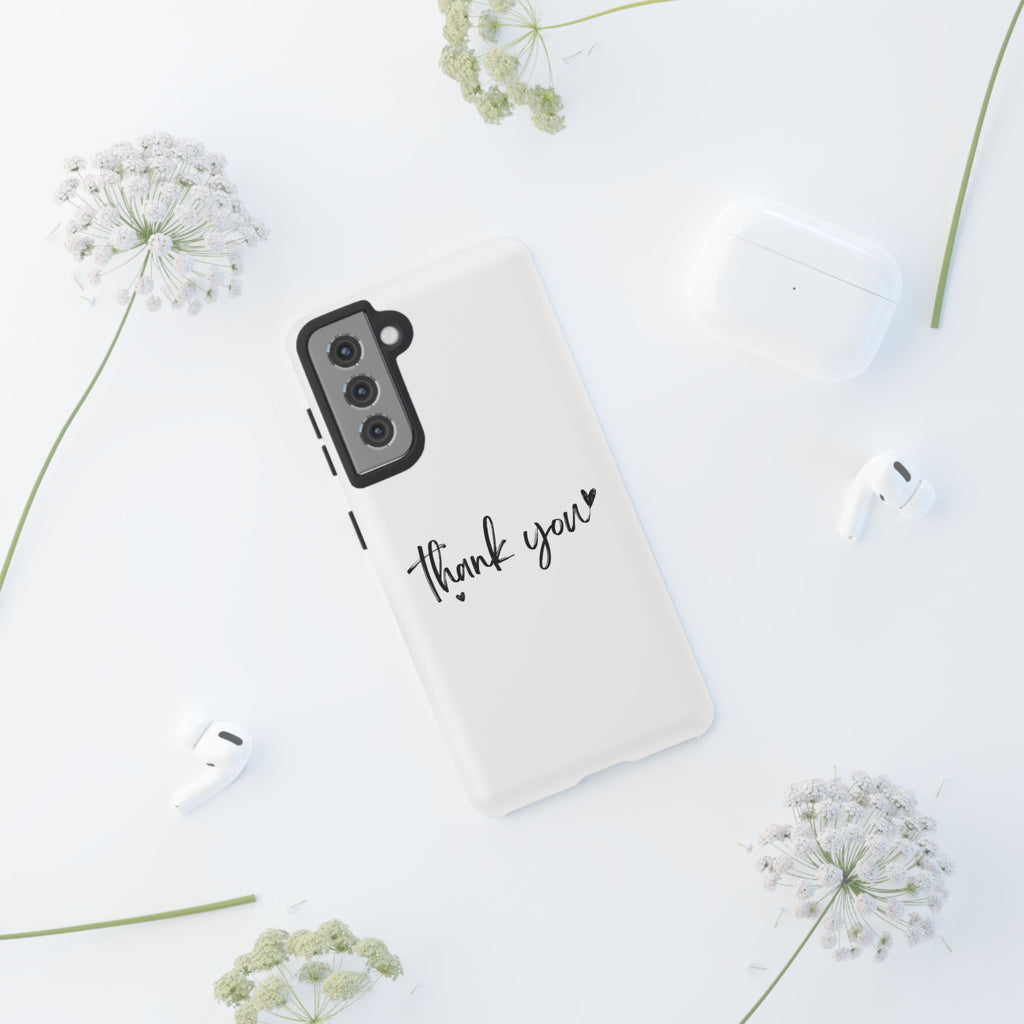 Thank You Phone Case – Stylish & Durable Protection