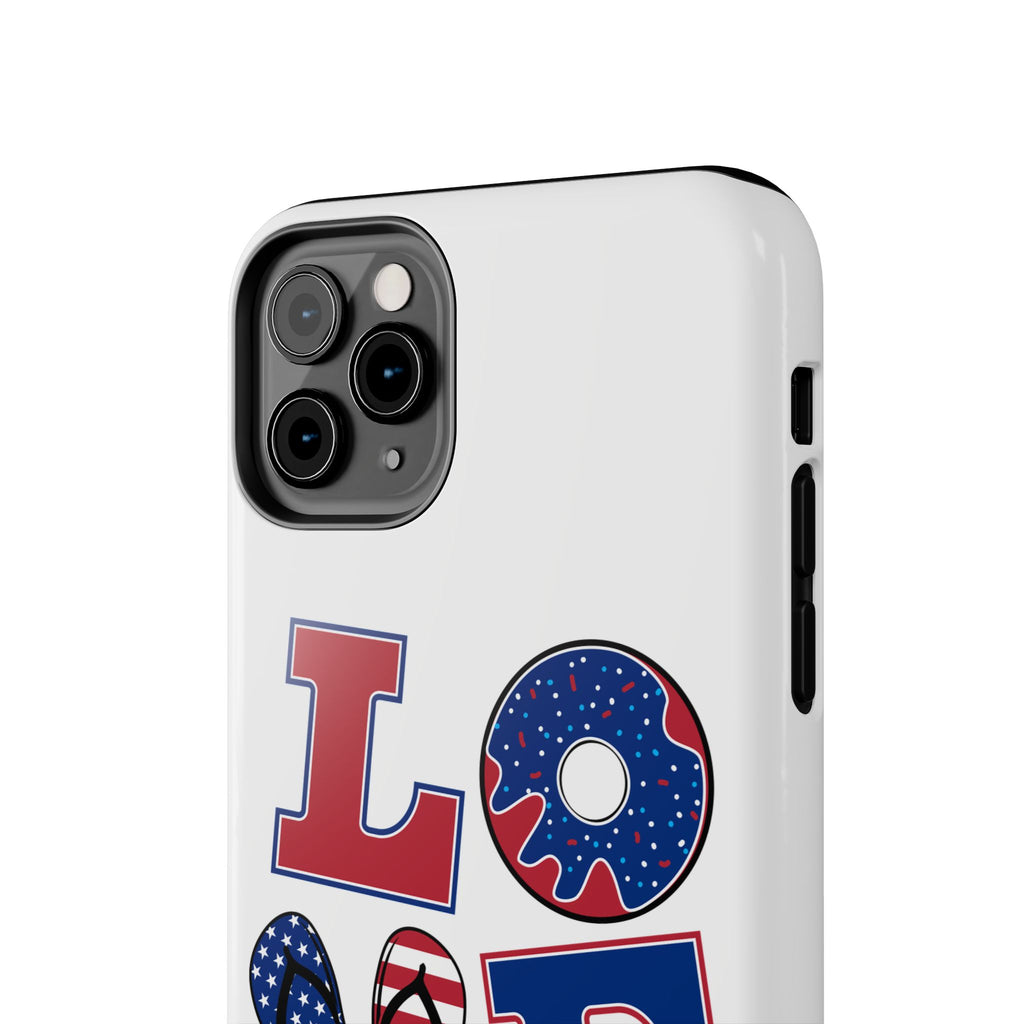 Patriotic Love Phone Case – Tough, Durable Design for All Occasions