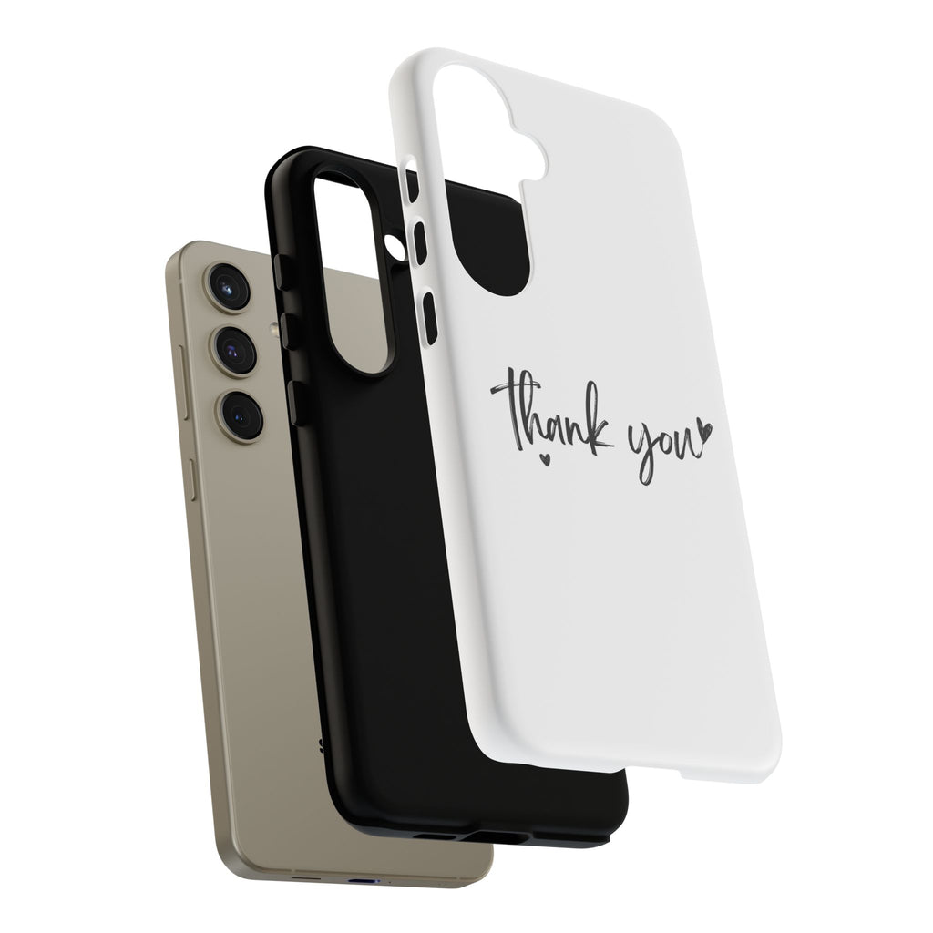 Thank You Phone Case – Stylish & Durable Protection