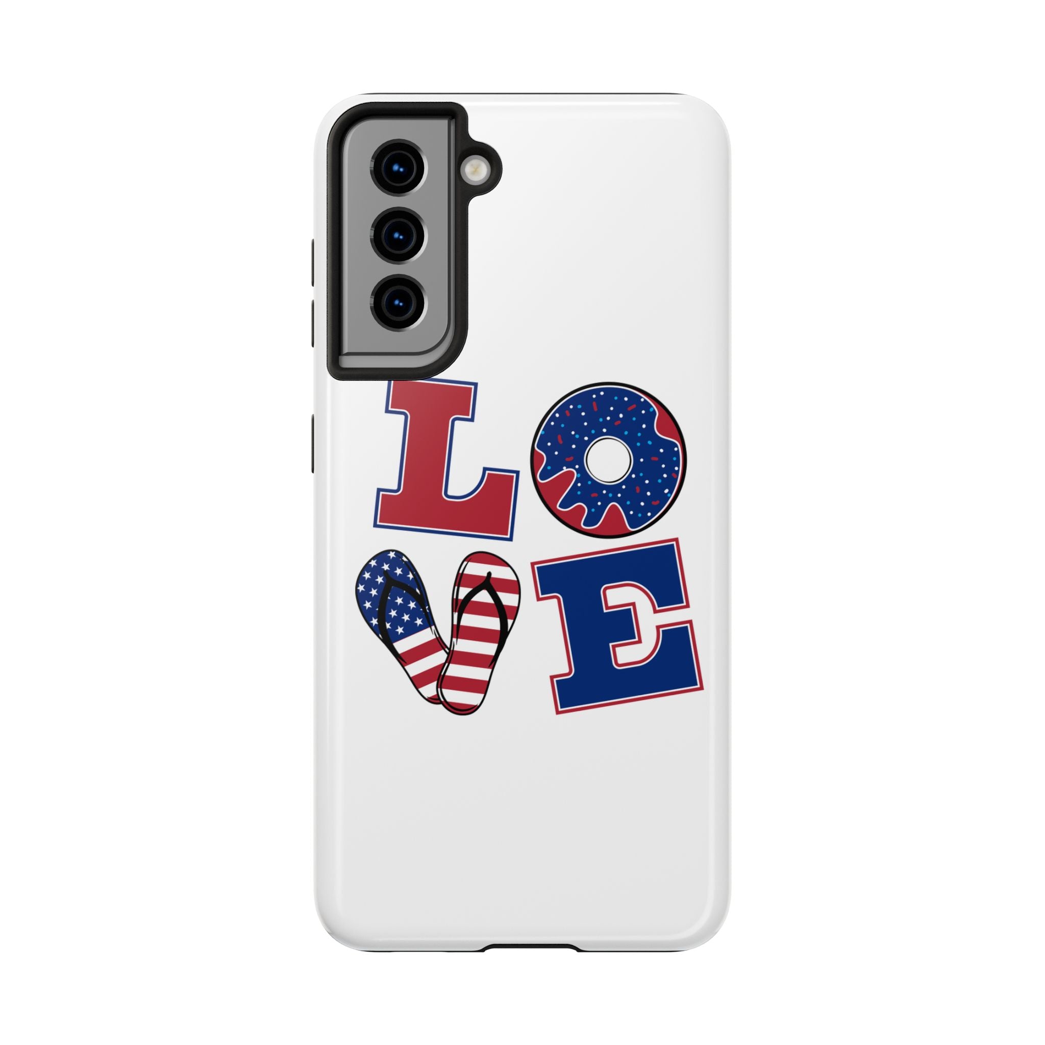 Patriotic Love Phone Case – Tough, Durable Design for All Occasions