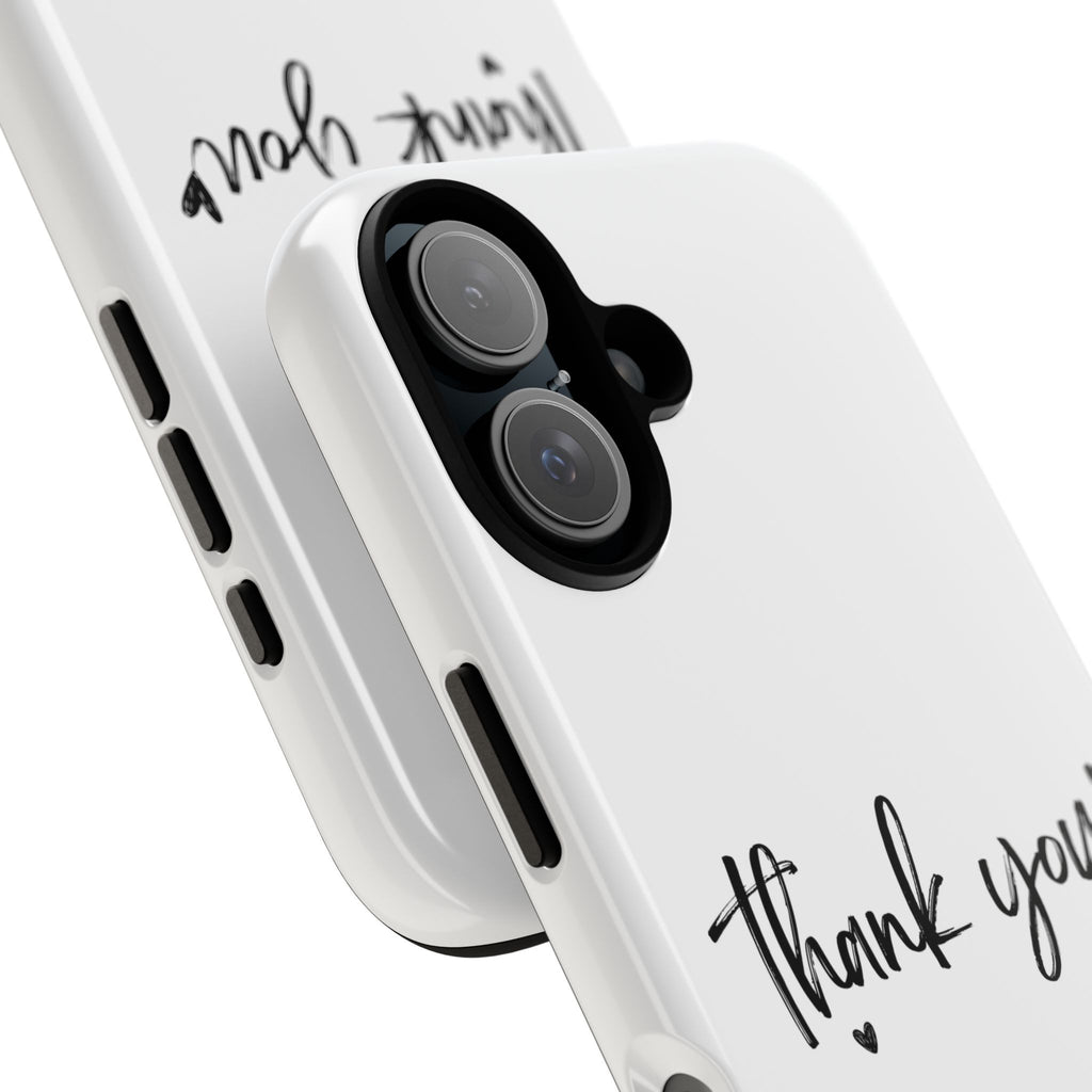 Thank You Phone Case – Stylish & Durable Protection