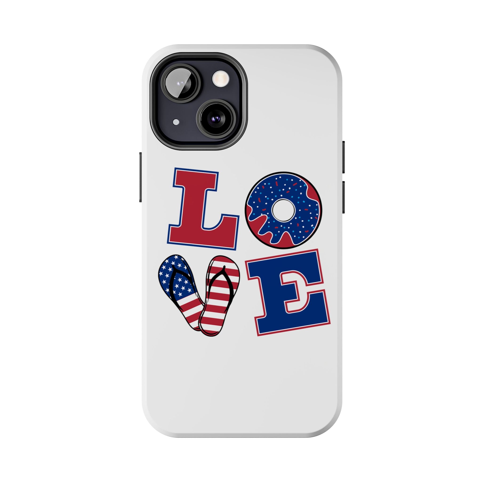 Patriotic Love Phone Case – Tough, Durable Design for All Occasions