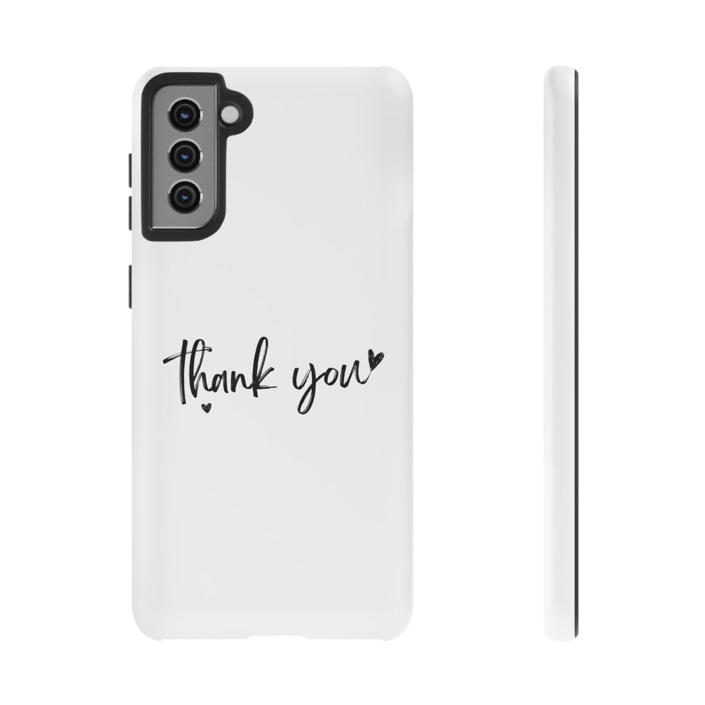 Thank You Phone Case – Stylish & Durable Protection