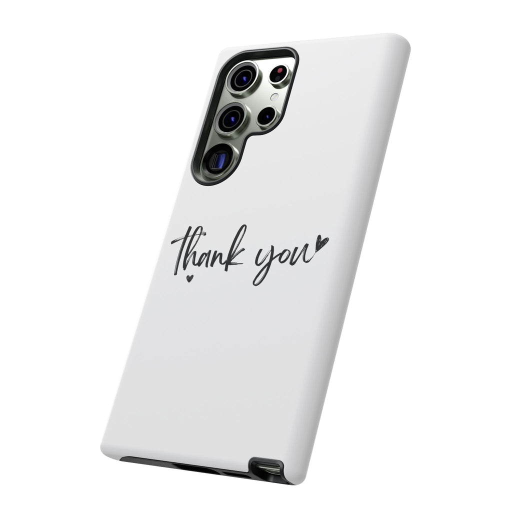 Thank You Phone Case – Stylish & Durable Protection