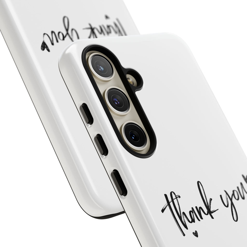 Thank You Phone Case – Stylish & Durable Protection