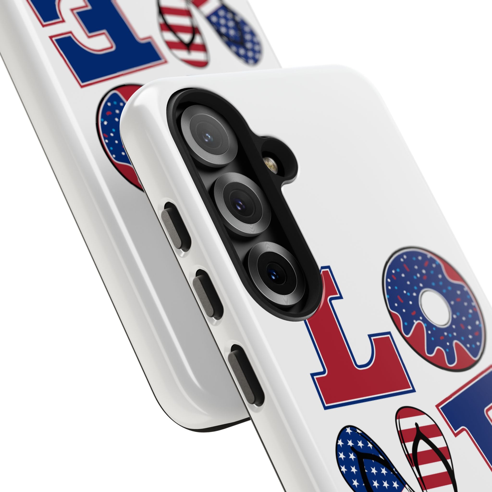 Patriotic Love Phone Case – Tough, Durable Design for All Occasions
