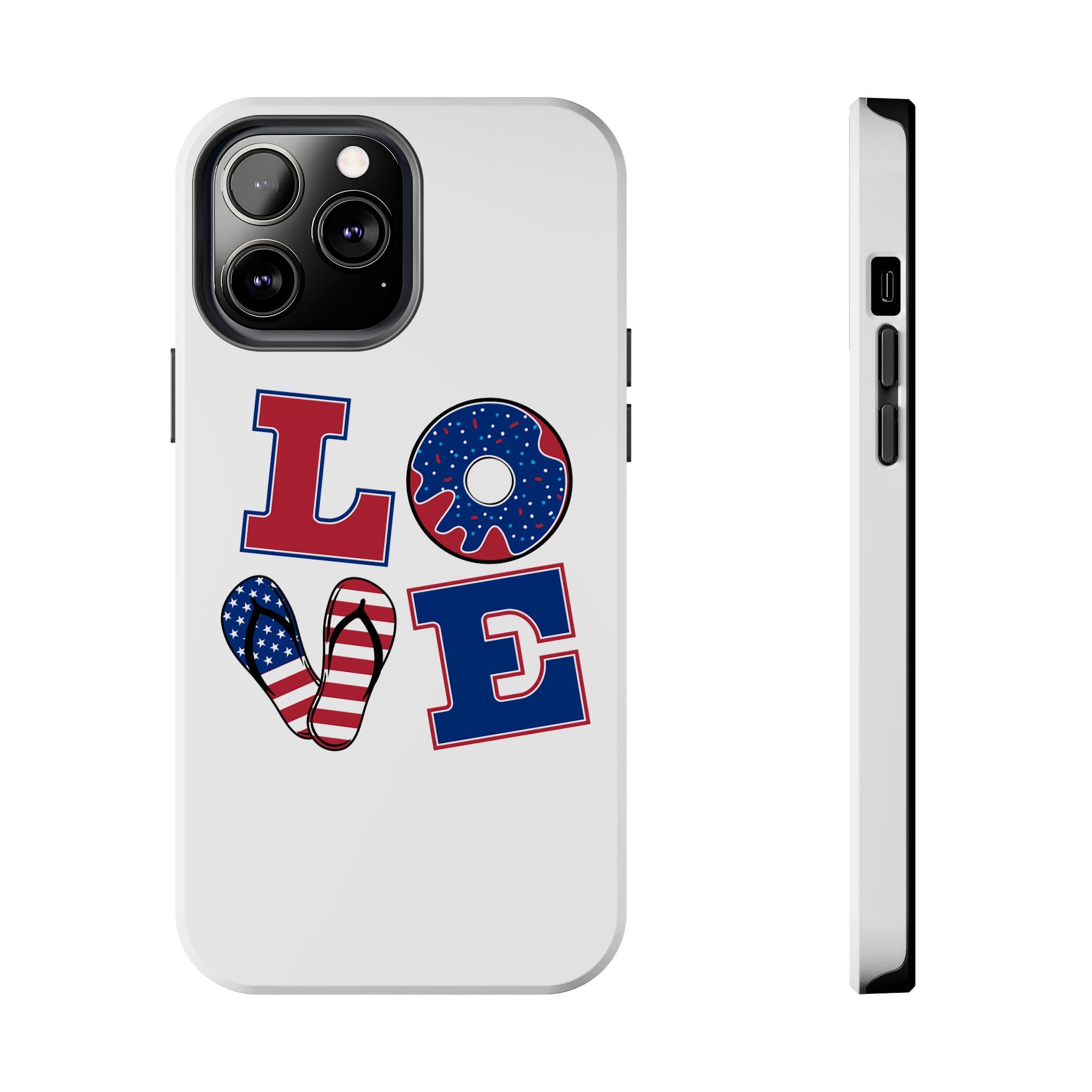 Patriotic Love Phone Case – Tough, Durable Design for All Occasions