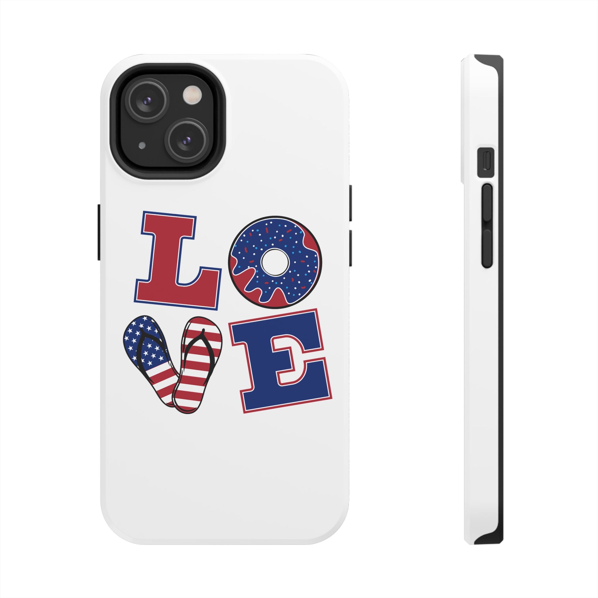 Patriotic Love Phone Case – Tough, Durable Design for All Occasions