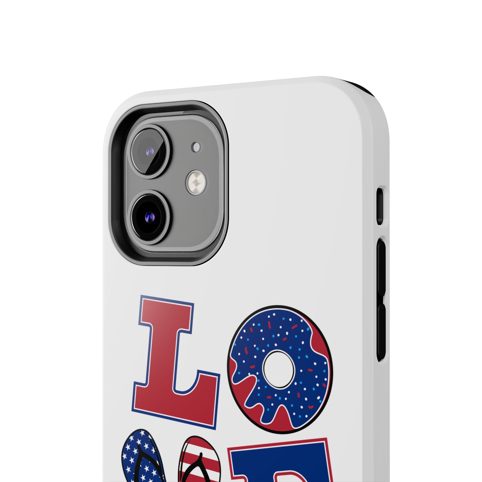 Patriotic Love Phone Case – Tough, Durable Design for All Occasions