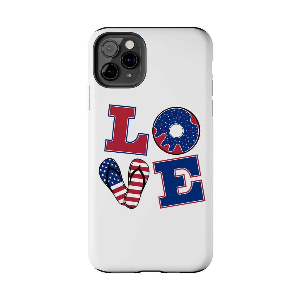 Patriotic Love Phone Case – Tough, Durable Design for All Occasions