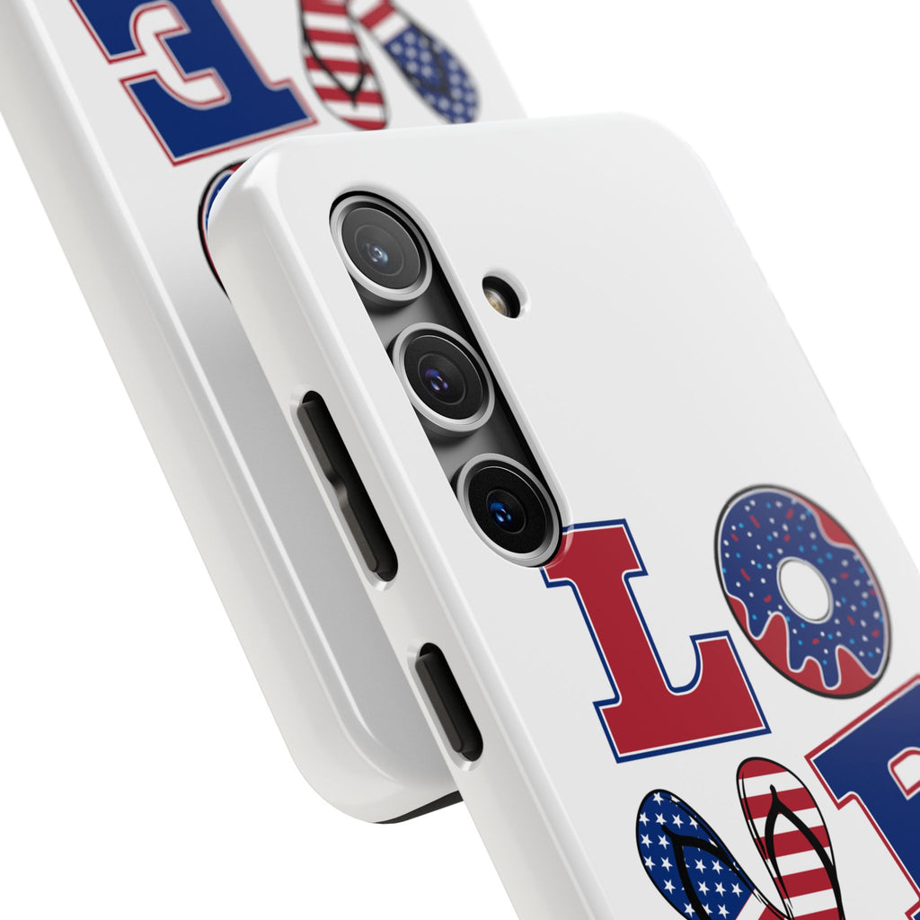 Patriotic Love Phone Case – Tough, Durable Design for All Occasions