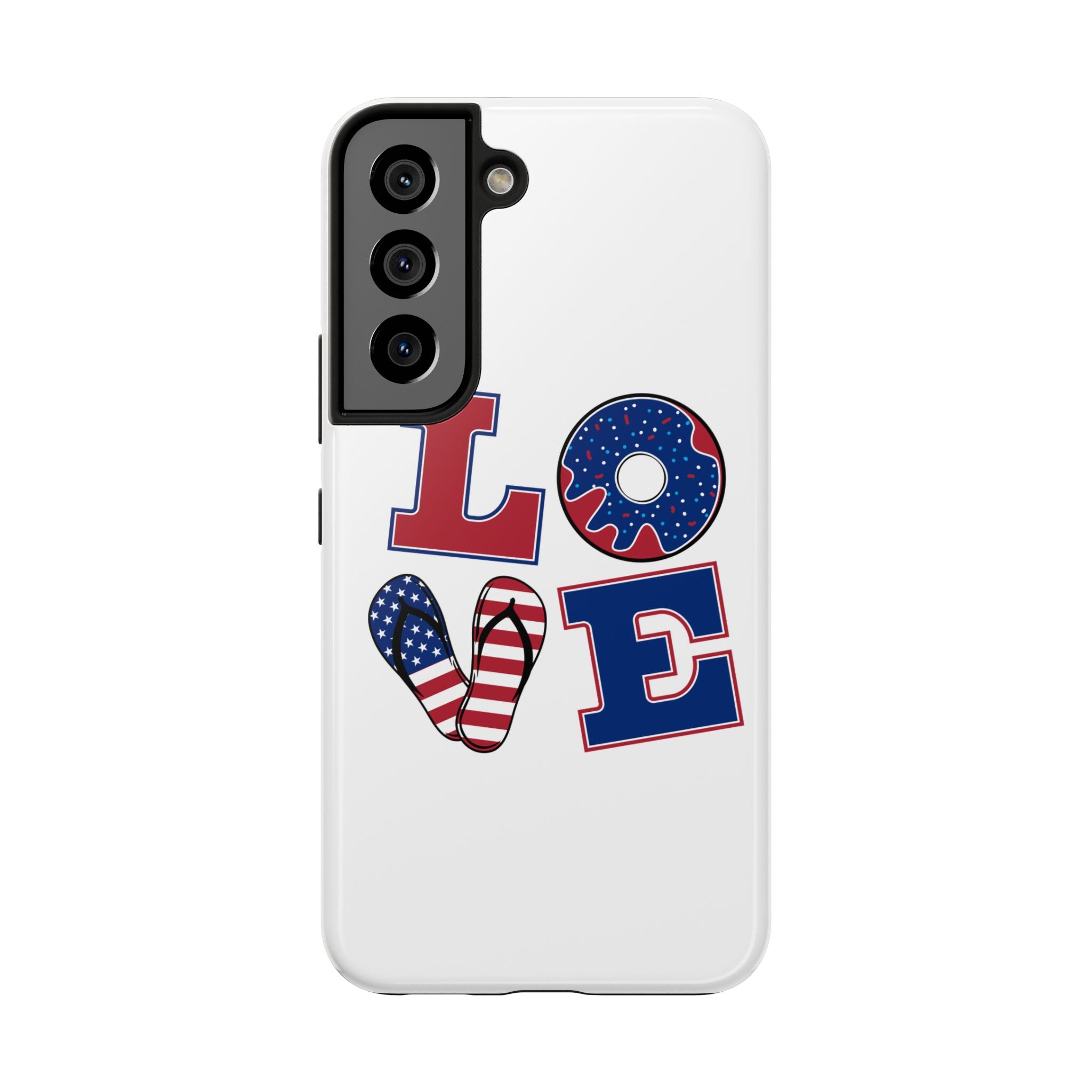 Patriotic Love Phone Case – Tough, Durable Design for All Occasions