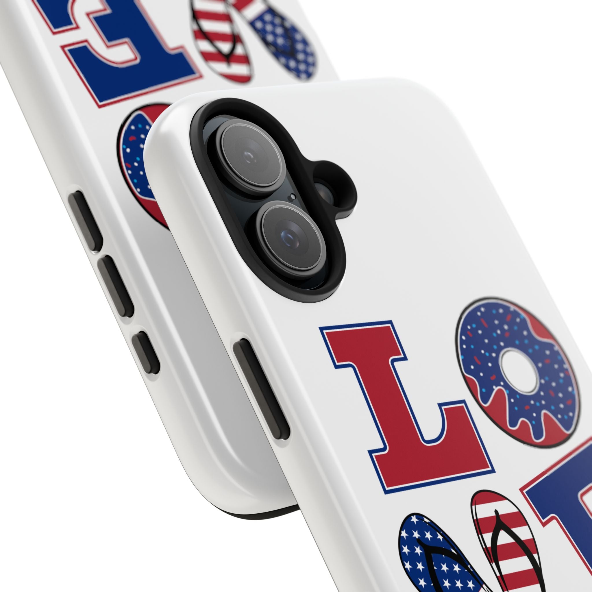Patriotic Love Phone Case – Tough, Durable Design for All Occasions