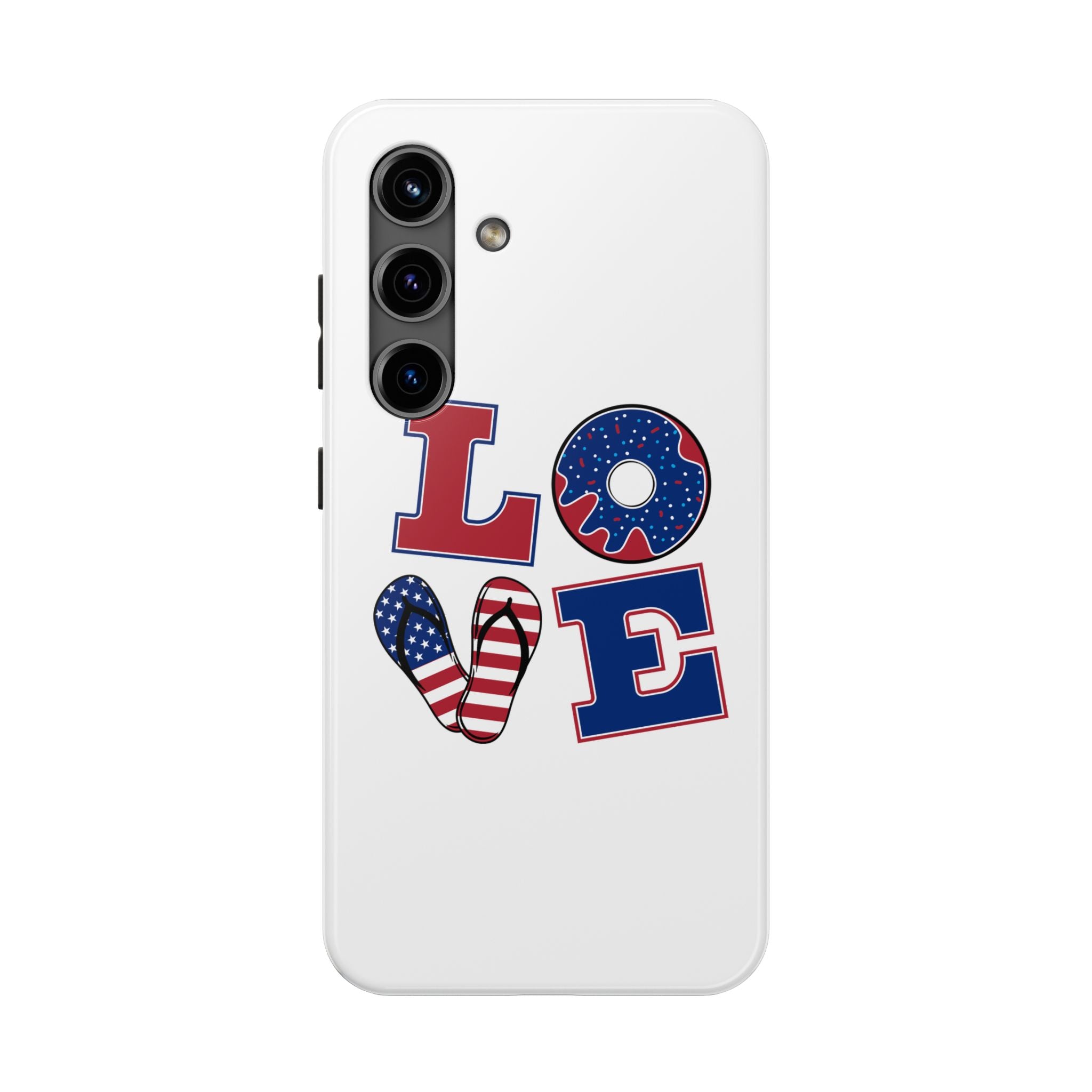 Patriotic Love Phone Case – Tough, Durable Design for All Occasions