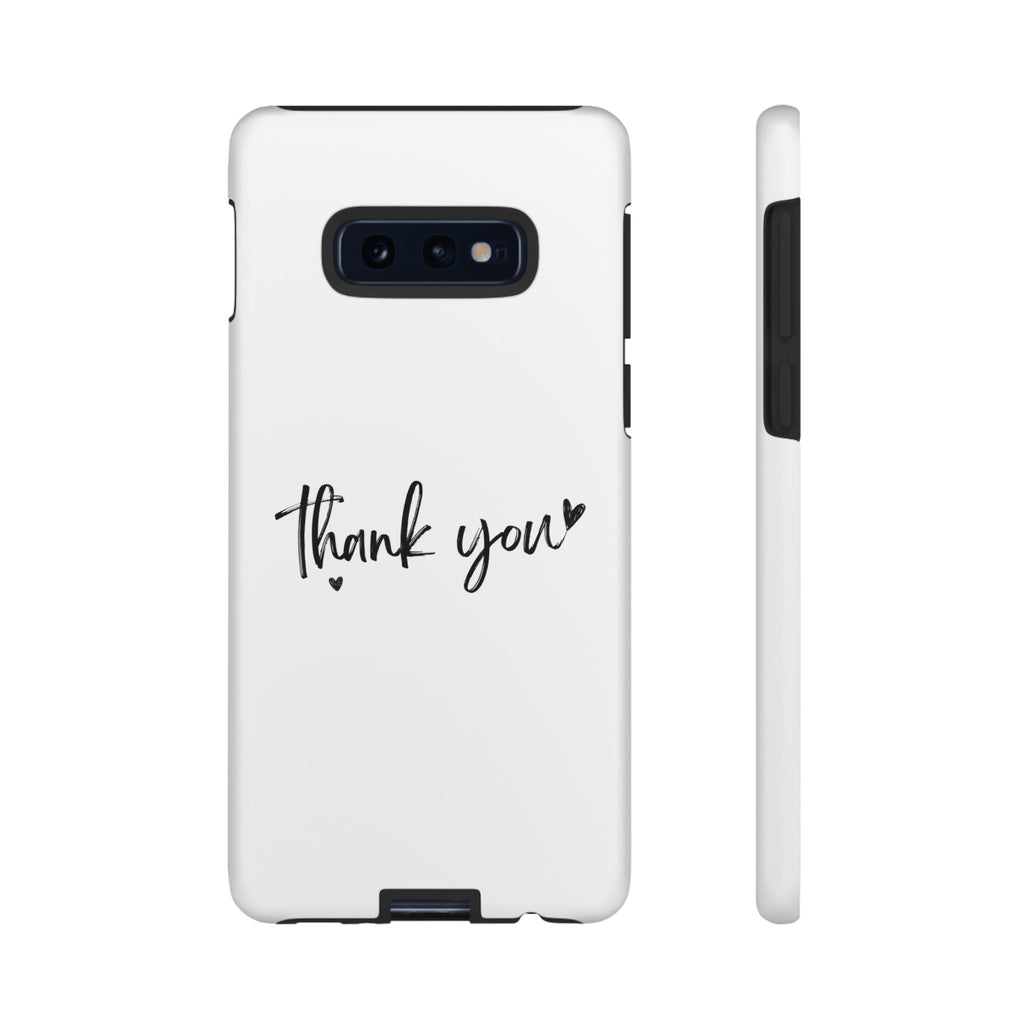 Thank You Phone Case – Stylish & Durable Protection