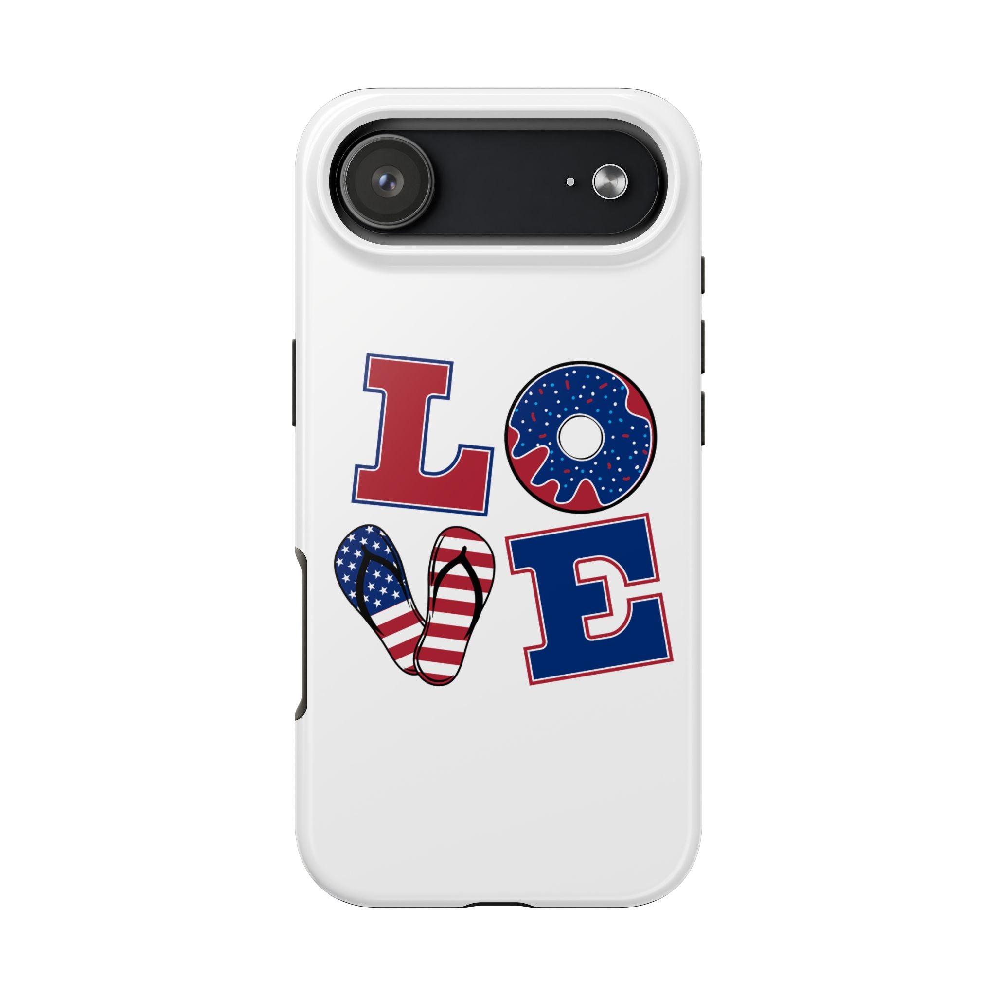Patriotic Love Phone Case – Tough, Durable Design for All Occasions