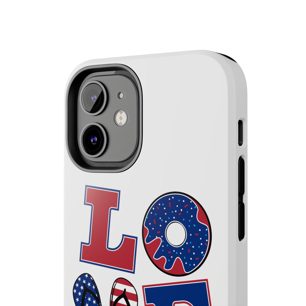 Patriotic Love Phone Case – Tough, Durable Design for All Occasions