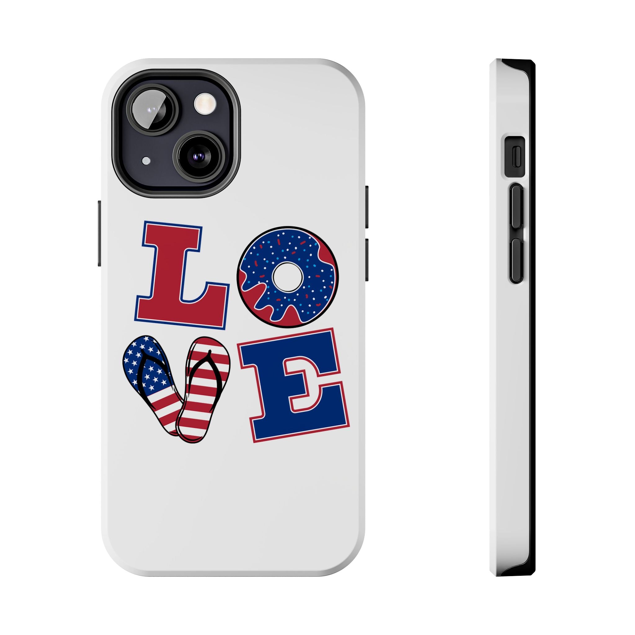 Patriotic Love Phone Case – Tough, Durable Design for All Occasions