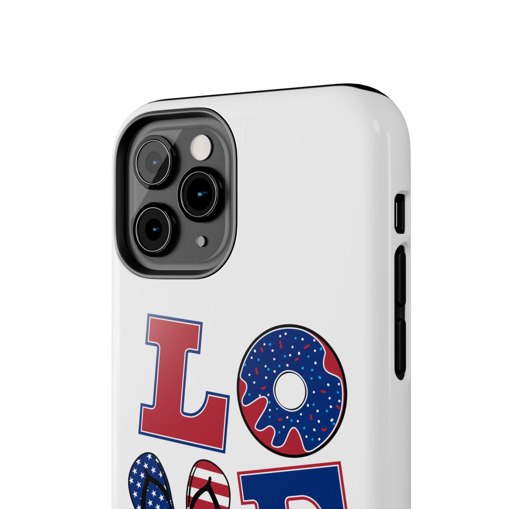 Patriotic Love Phone Case – Tough, Durable Design for All Occasions