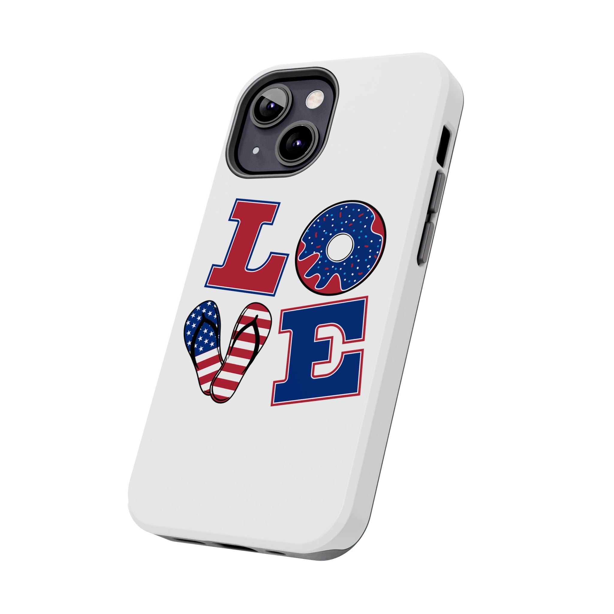 Patriotic Love Phone Case – Tough, Durable Design for All Occasions