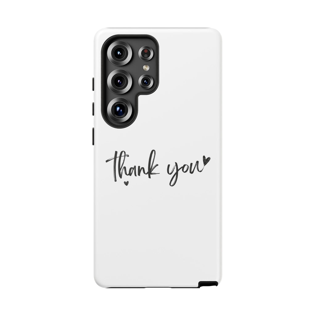 Thank You Phone Case – Stylish & Durable Protection