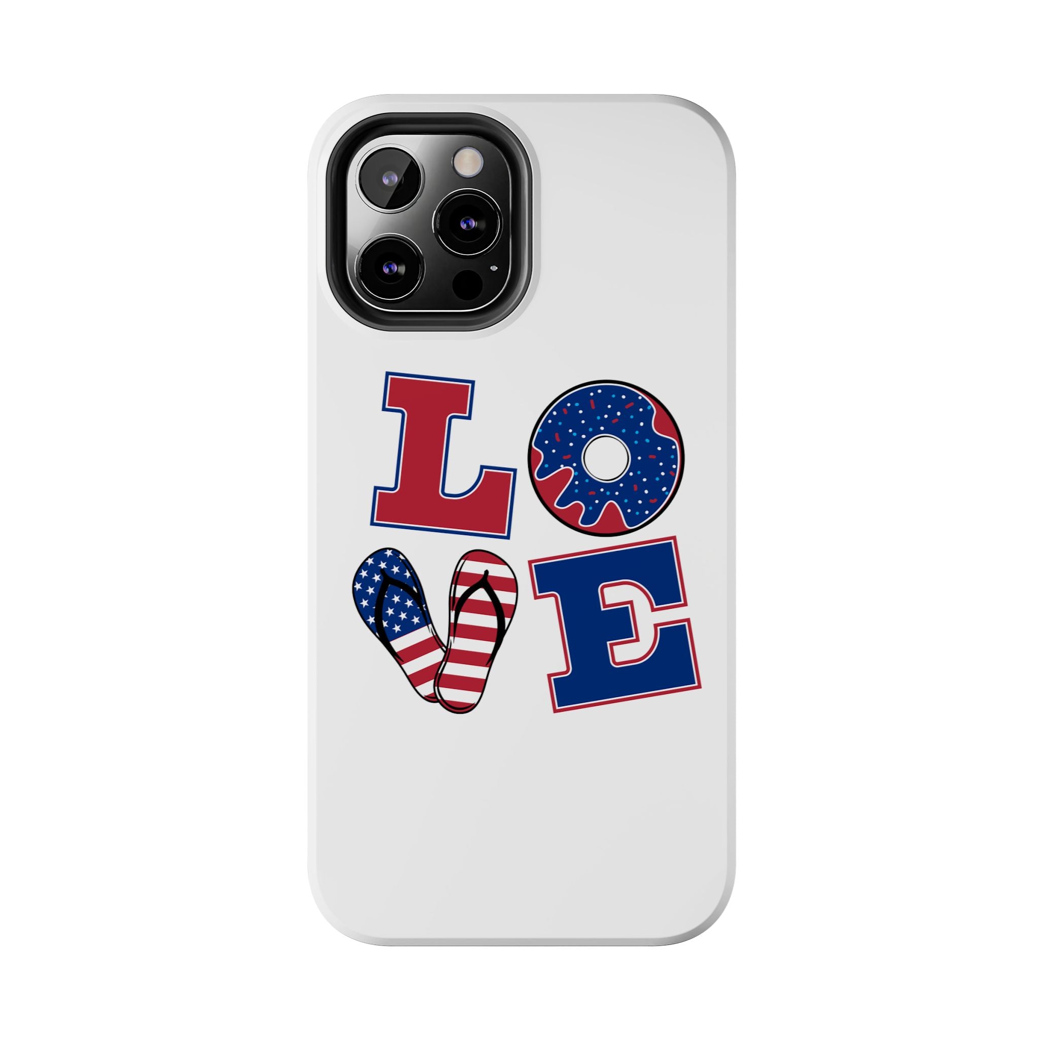 Patriotic Love Phone Case – Tough, Durable Design for All Occasions