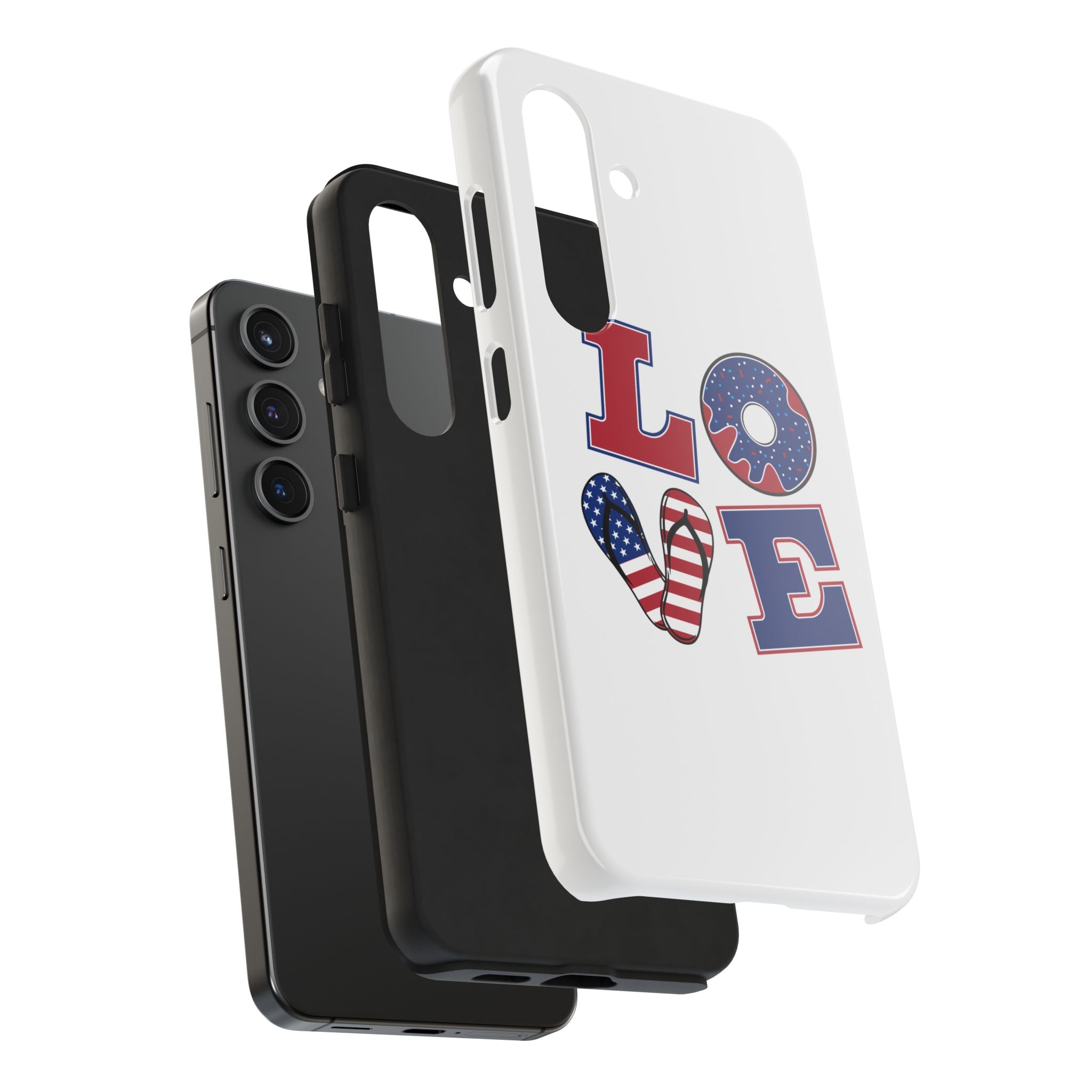 Patriotic Love Phone Case – Tough, Durable Design for All Occasions