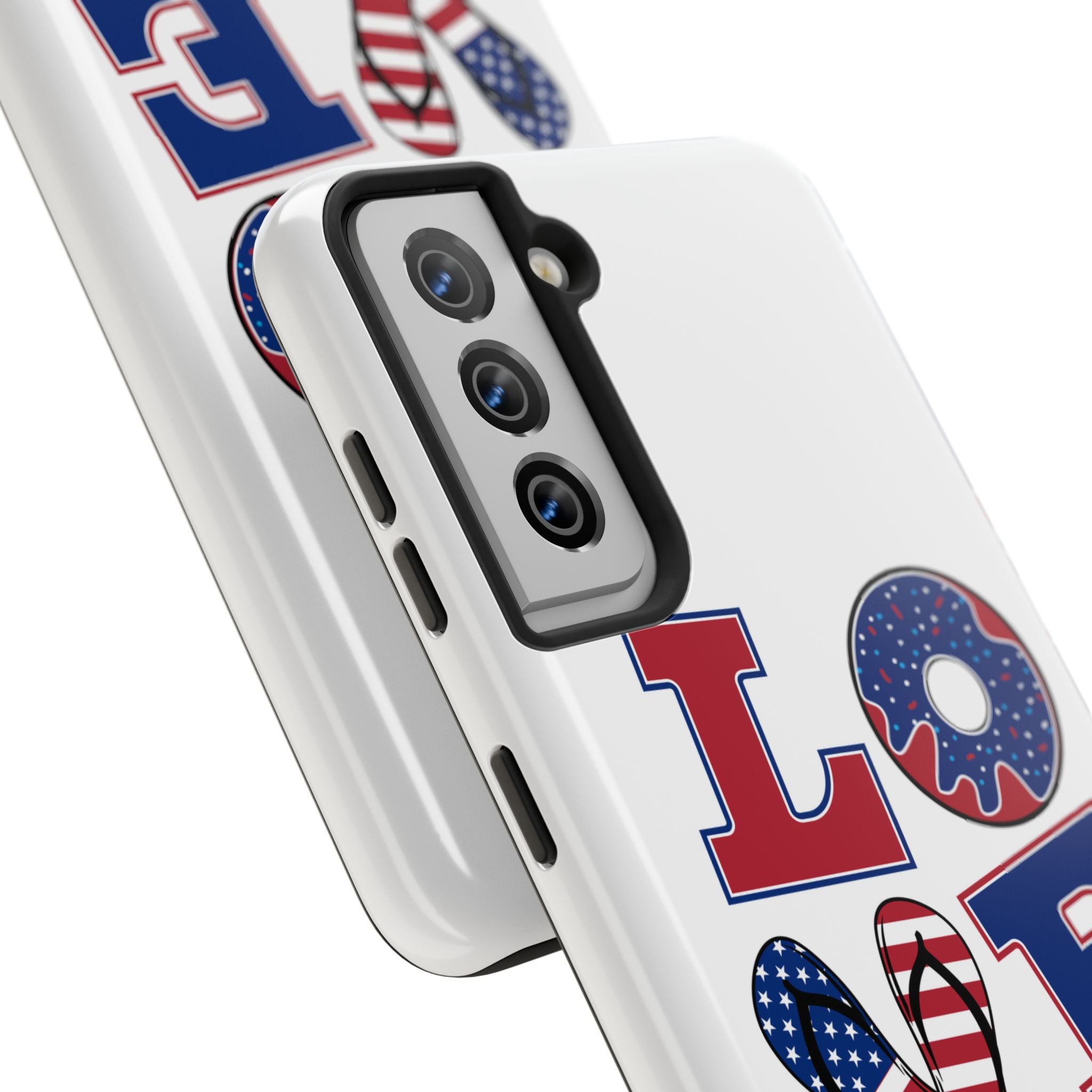 Patriotic Love Phone Case – Tough, Durable Design for All Occasions