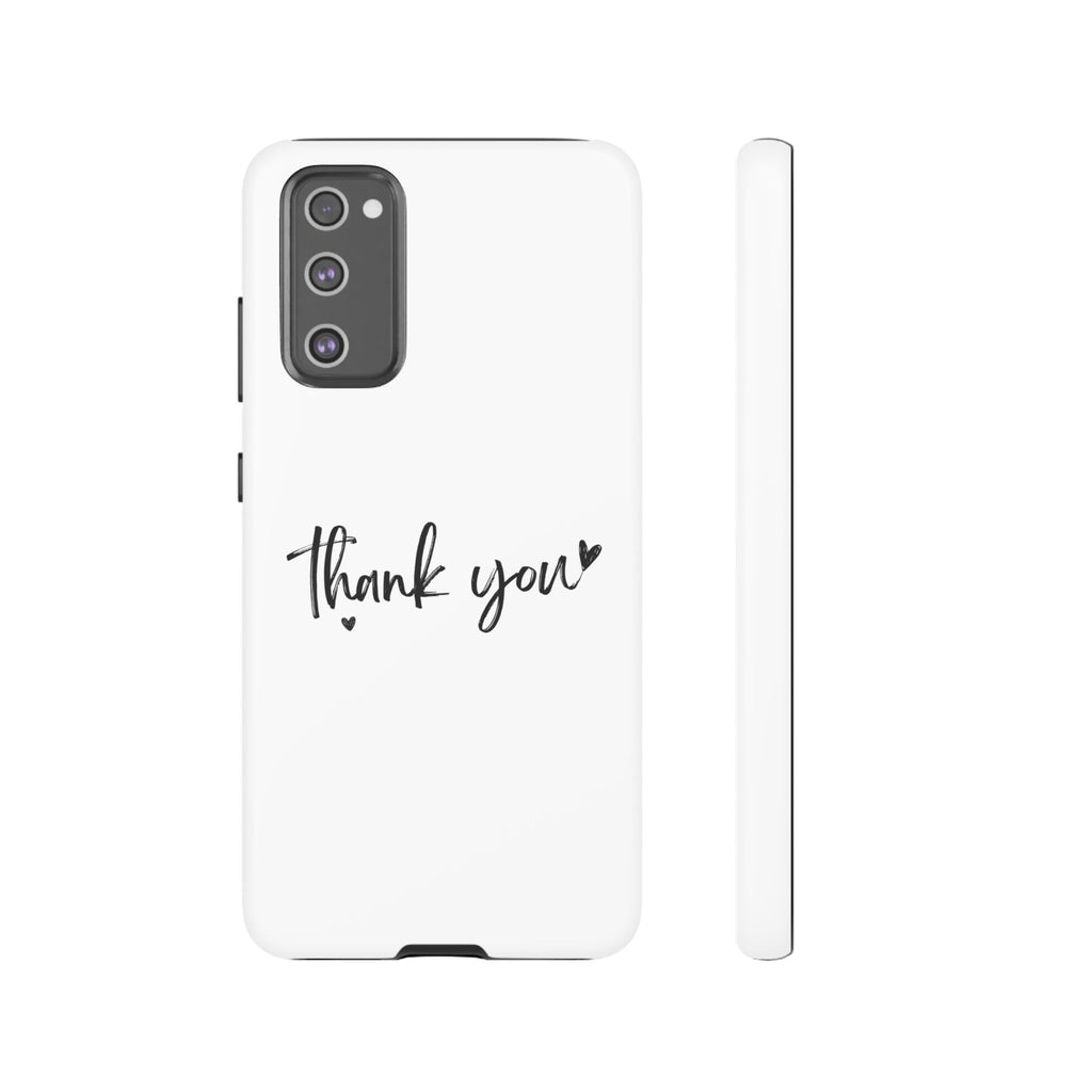 Thank You Phone Case – Stylish & Durable Protection