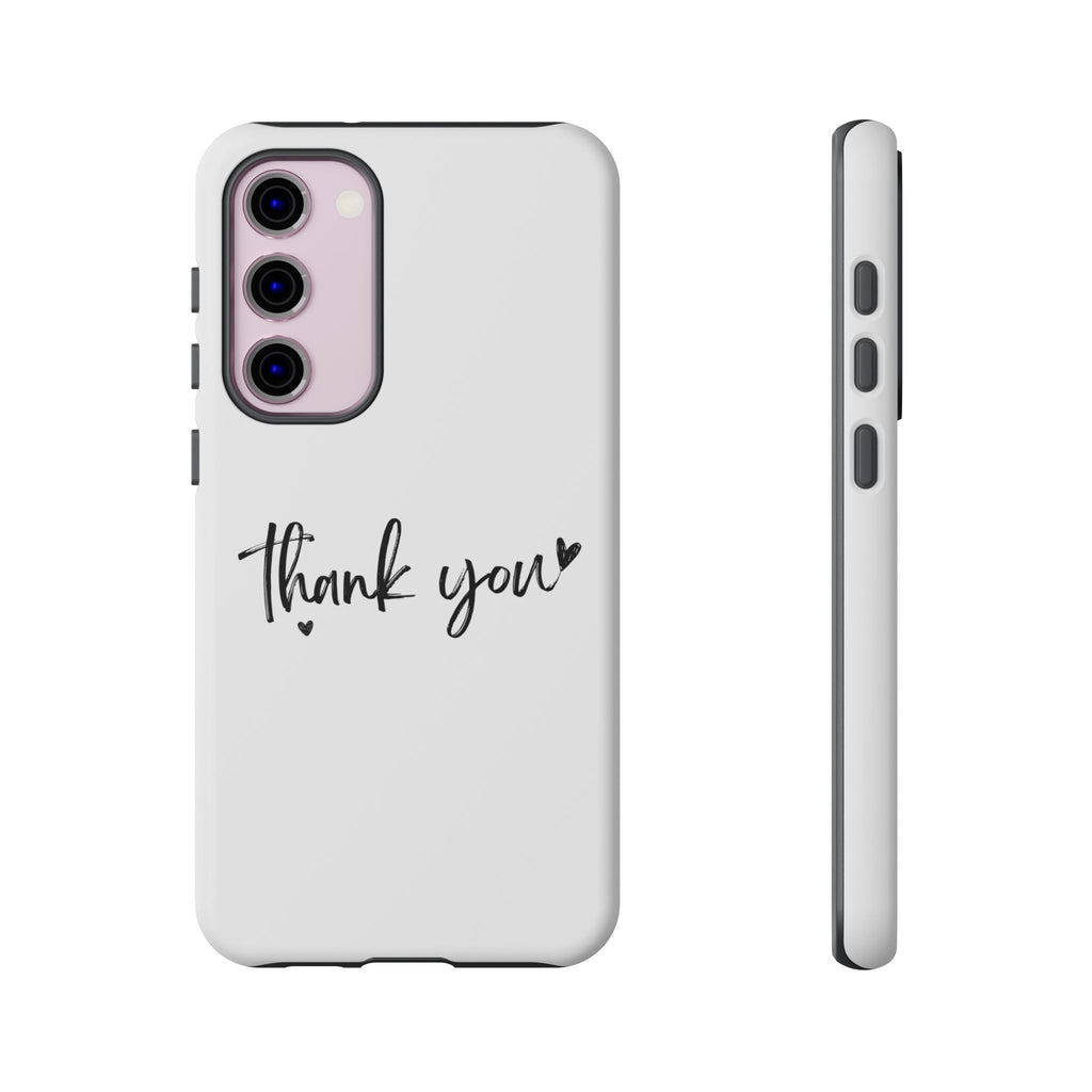 Thank You Phone Case – Stylish & Durable Protection