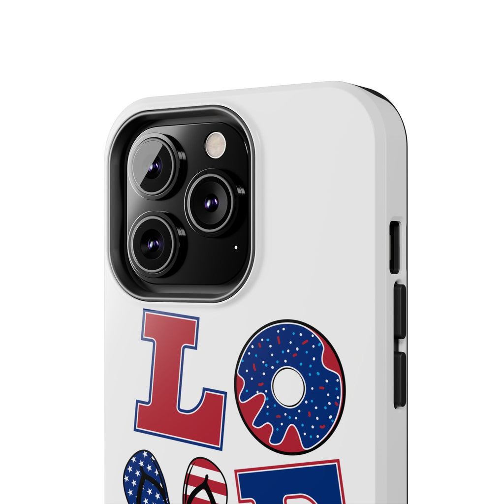 Patriotic Love Phone Case – Tough, Durable Design for All Occasions