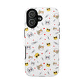 Cute Cat Pattern Tough iPhone Case