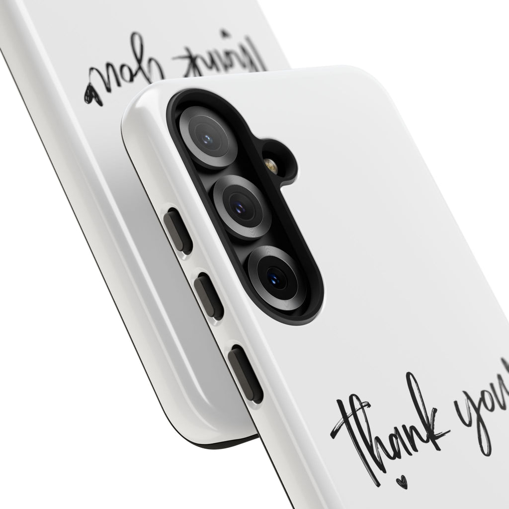 Thank You Phone Case – Stylish & Durable Protection