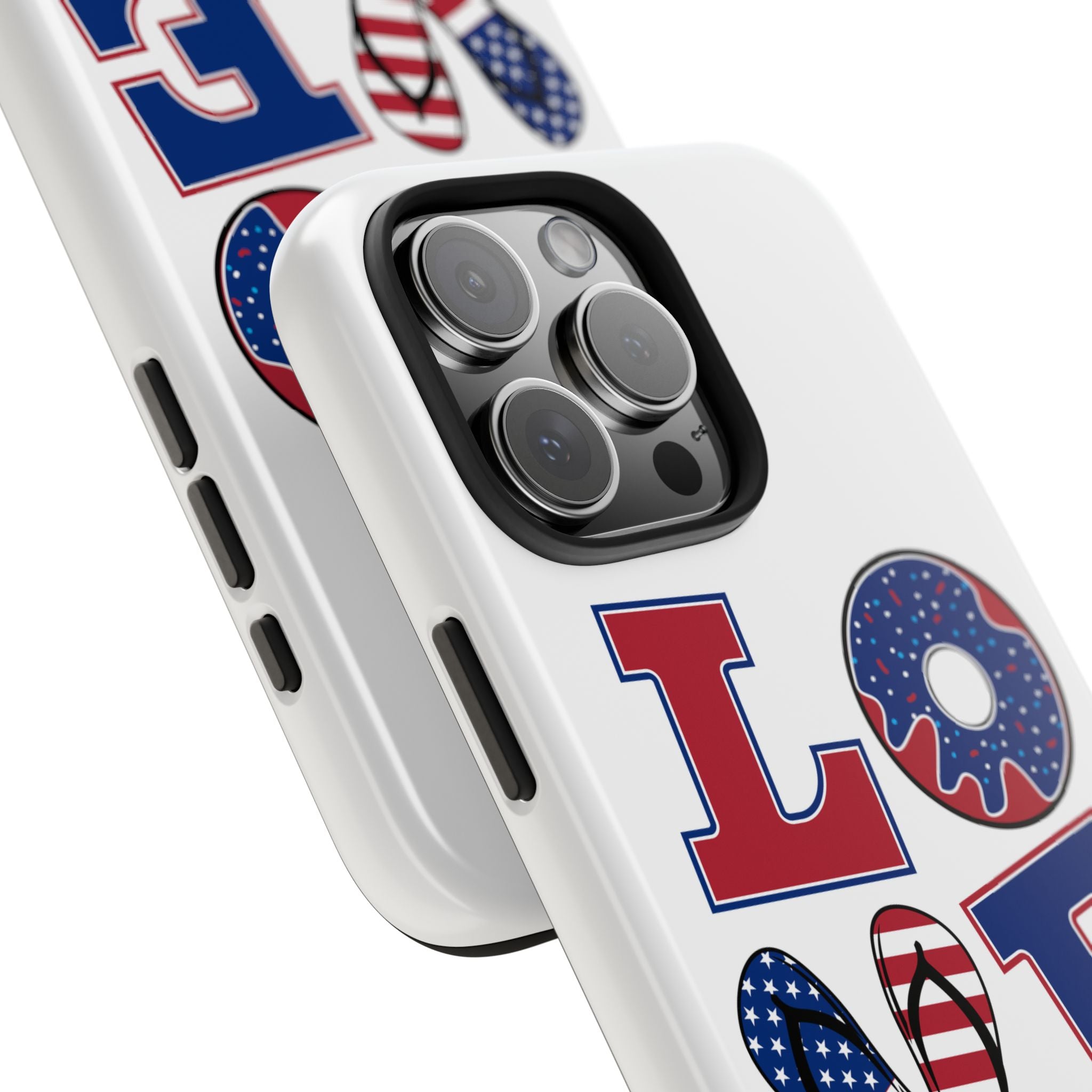 Patriotic Love Phone Case – Tough, Durable Design for All Occasions