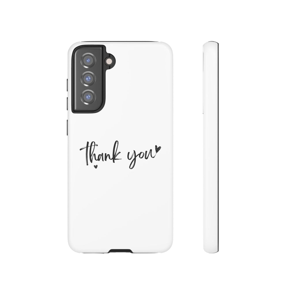 Thank You Phone Case – Stylish & Durable Protection