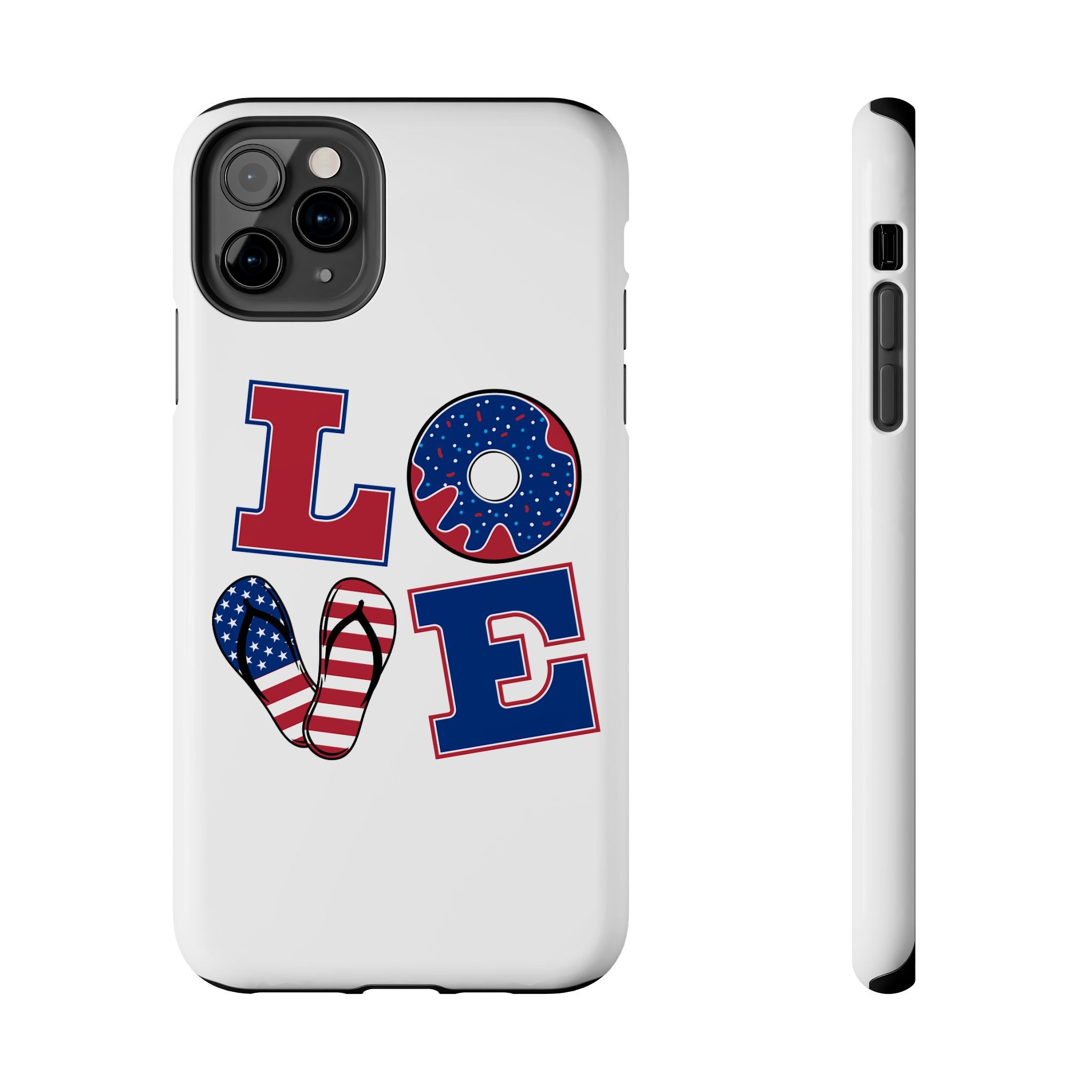 Patriotic Love Phone Case – Tough, Durable Design for All Occasions