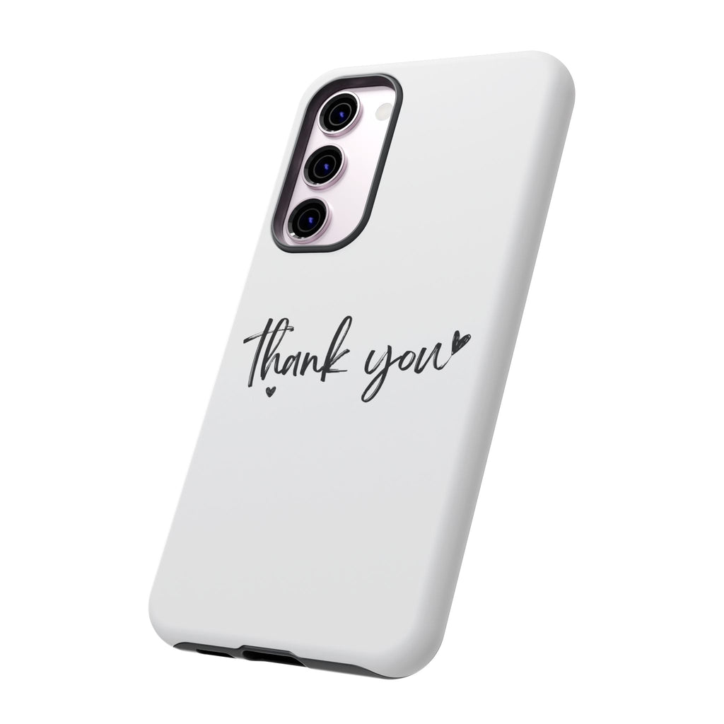 Thank You Phone Case – Stylish & Durable Protection