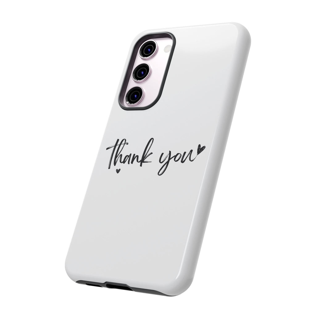 Thank You Phone Case – Stylish & Durable Protection