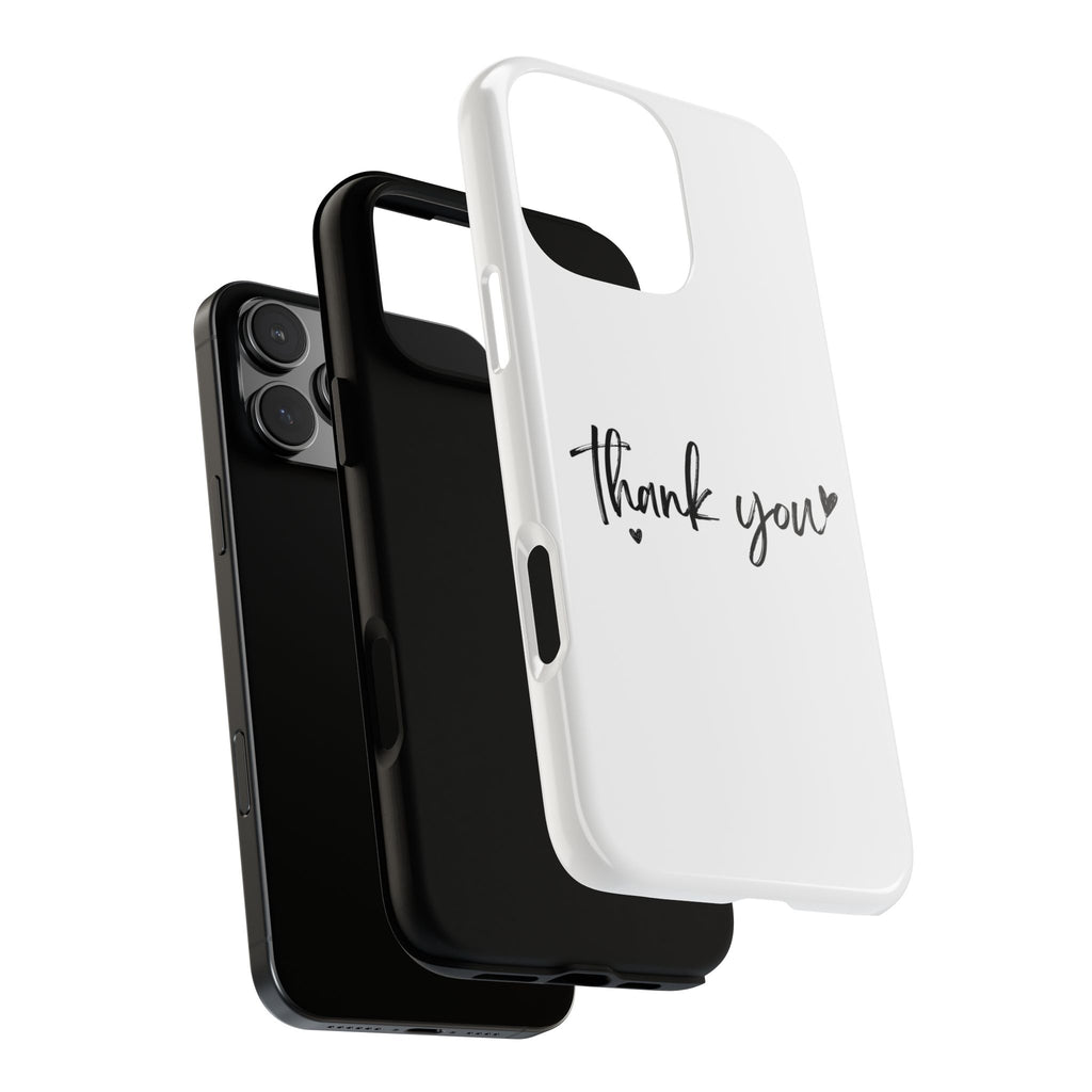 Thank You Phone Case – Stylish & Durable Protection