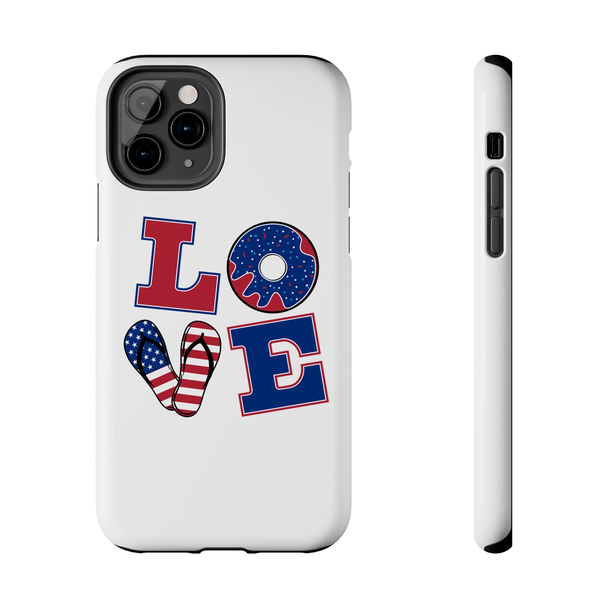 Patriotic Love Phone Case – Tough, Durable Design for All Occasions