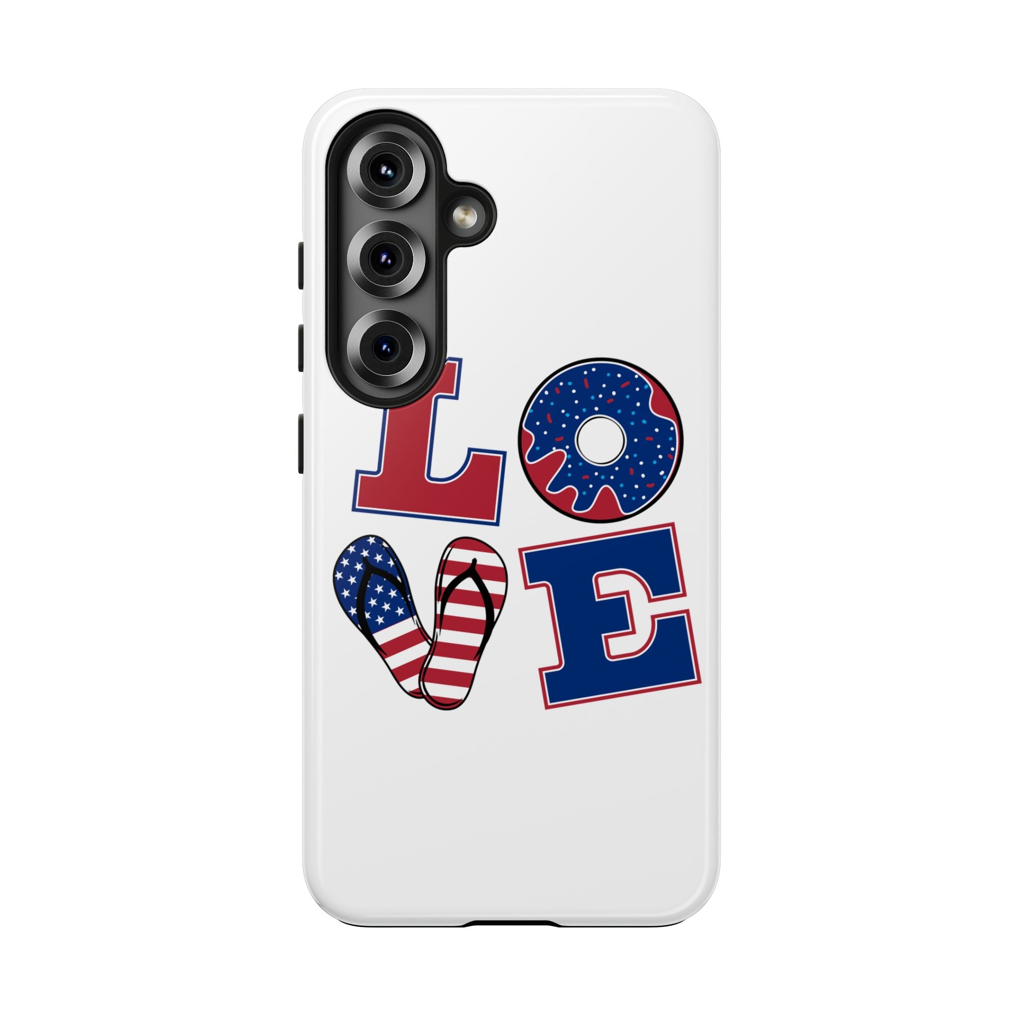 Patriotic Love Phone Case – Tough, Durable Design for All Occasions