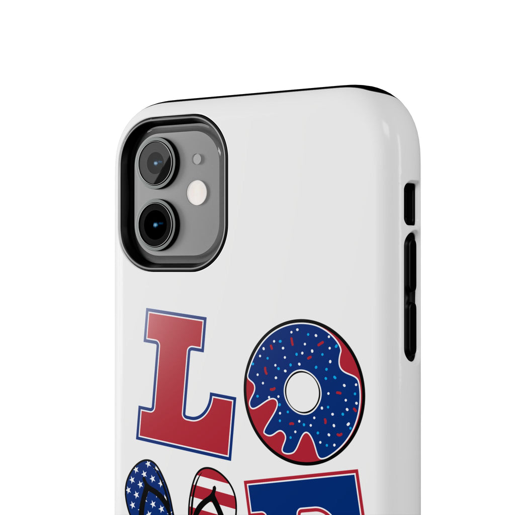 Patriotic Love Phone Case – Tough, Durable Design for All Occasions