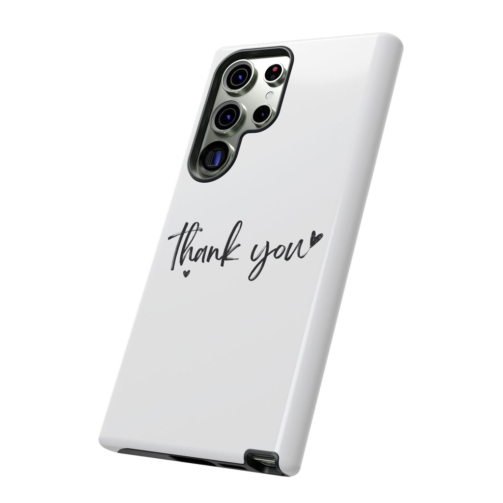 Thank You Phone Case – Stylish & Durable Protection