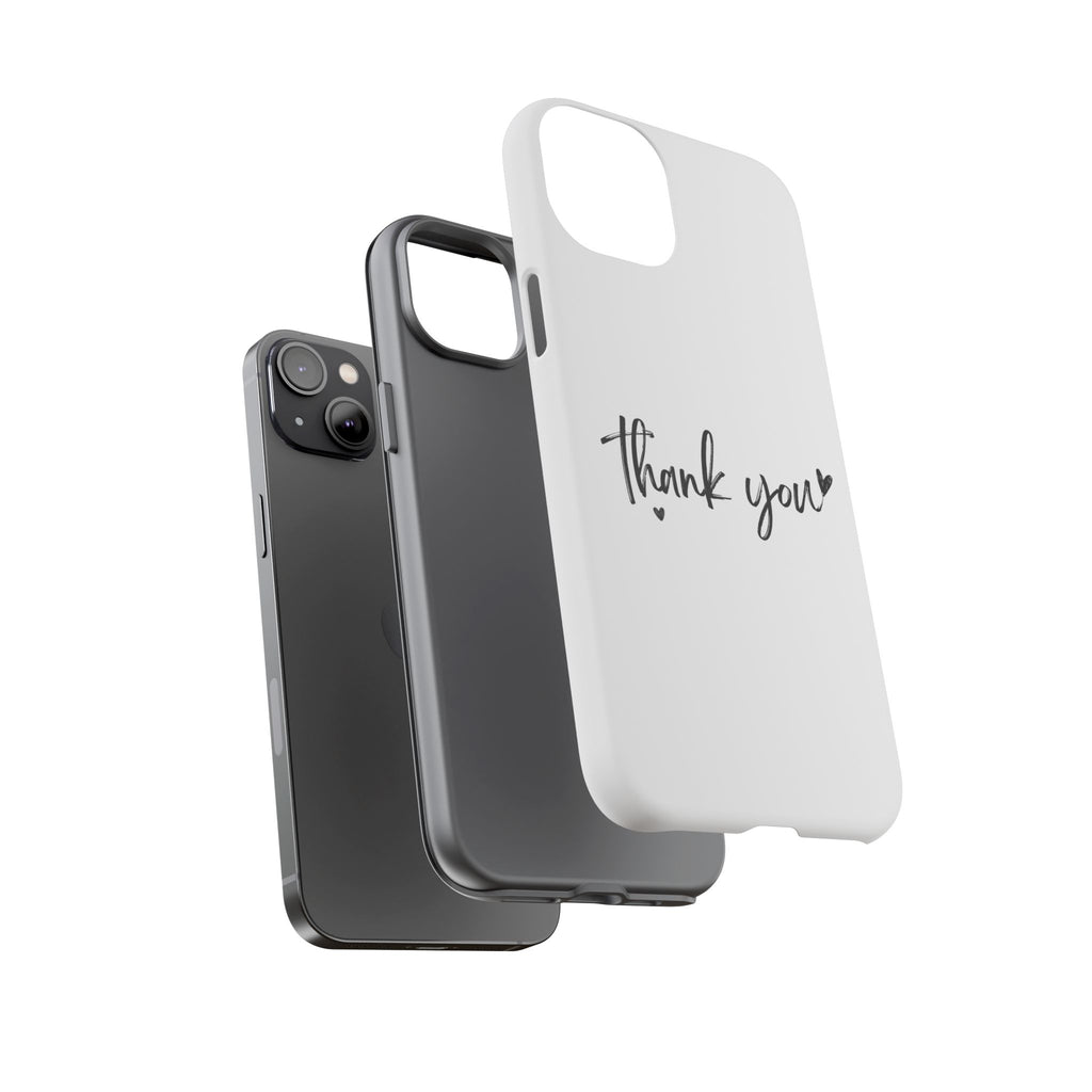Thank You Phone Case – Stylish & Durable Protection